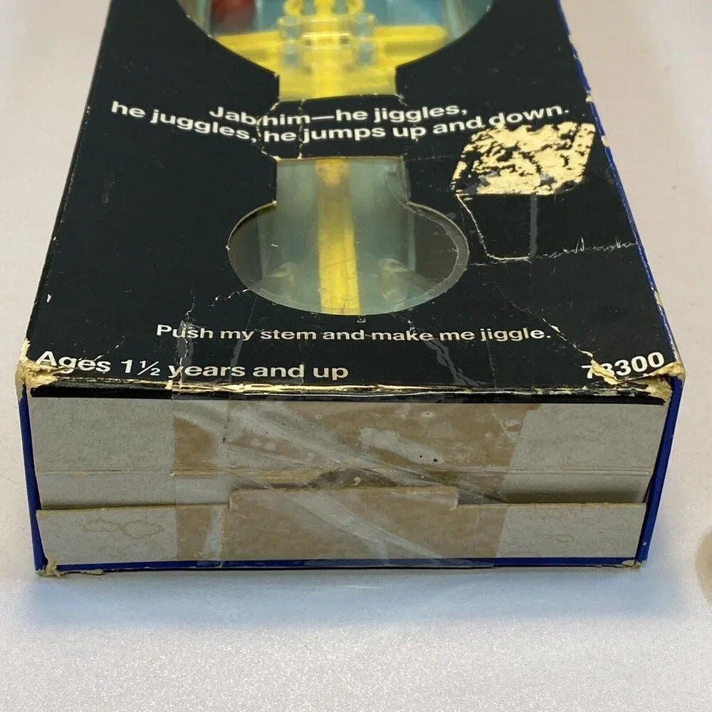 Vintage Creative Playthings Jiggle Juggler Plastic Rattle Child’s Toy 1970’s Box